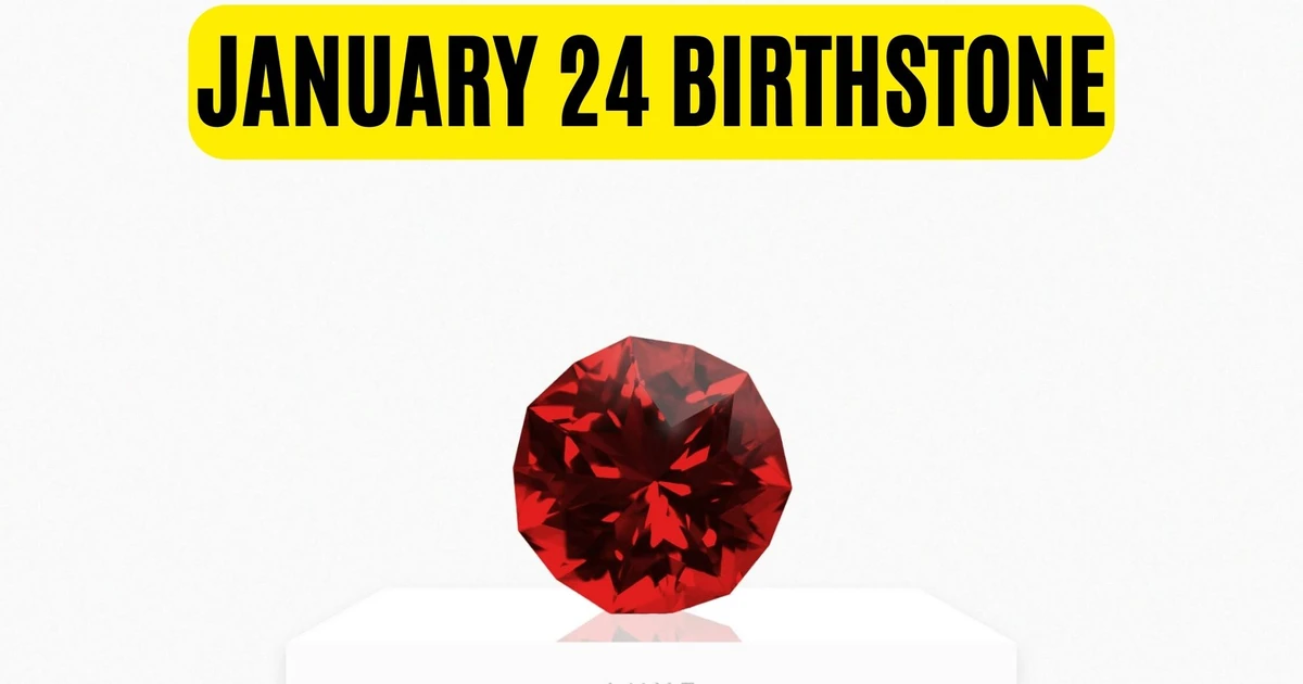 January 24 Birthstone Garnet