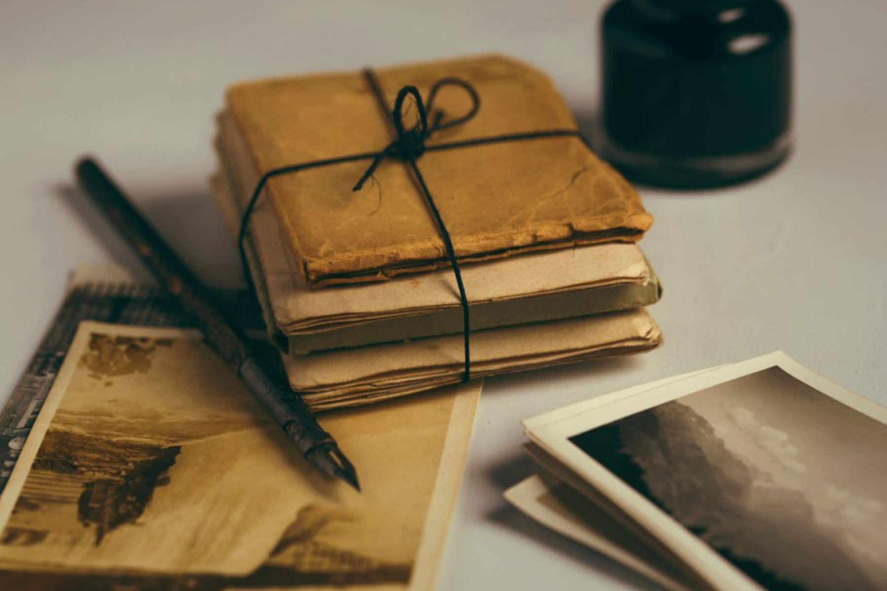 Sentimental items on the table