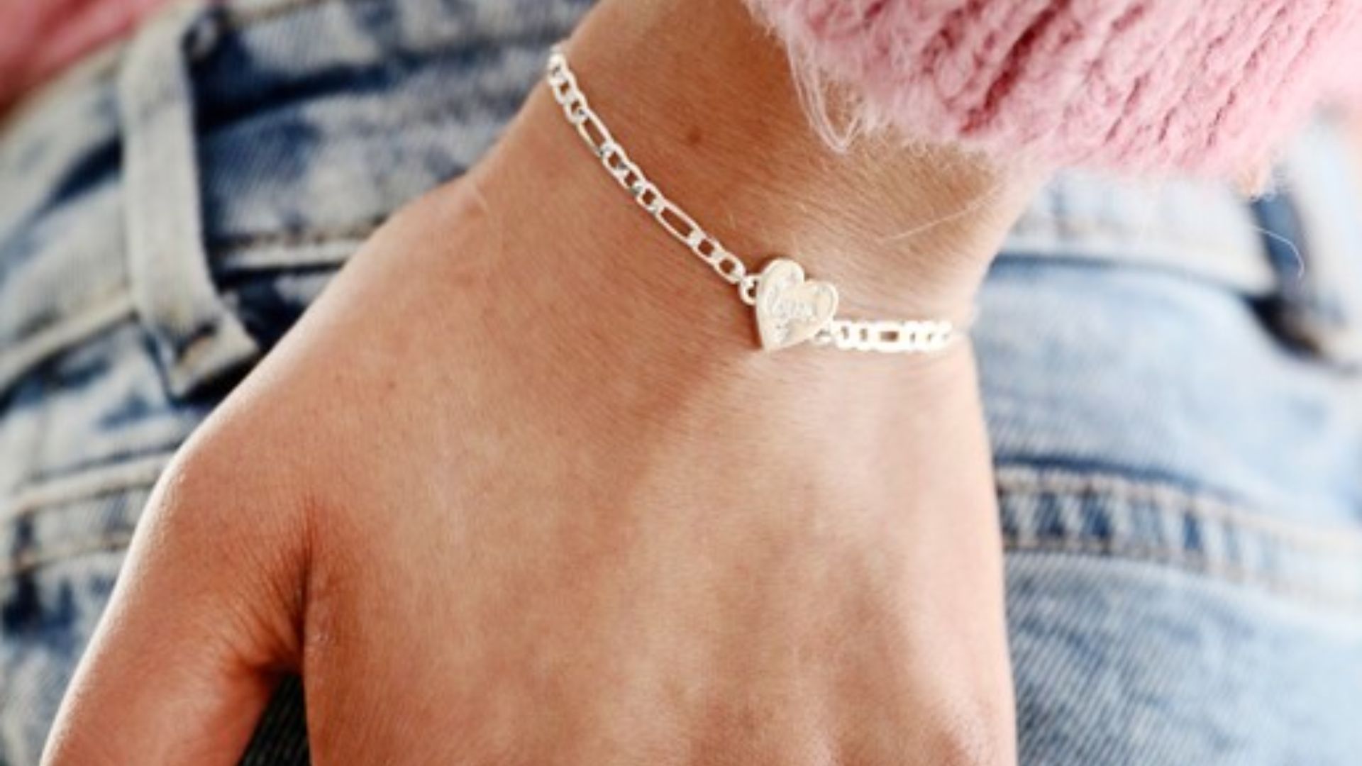 Heart Bracelet On Wrist