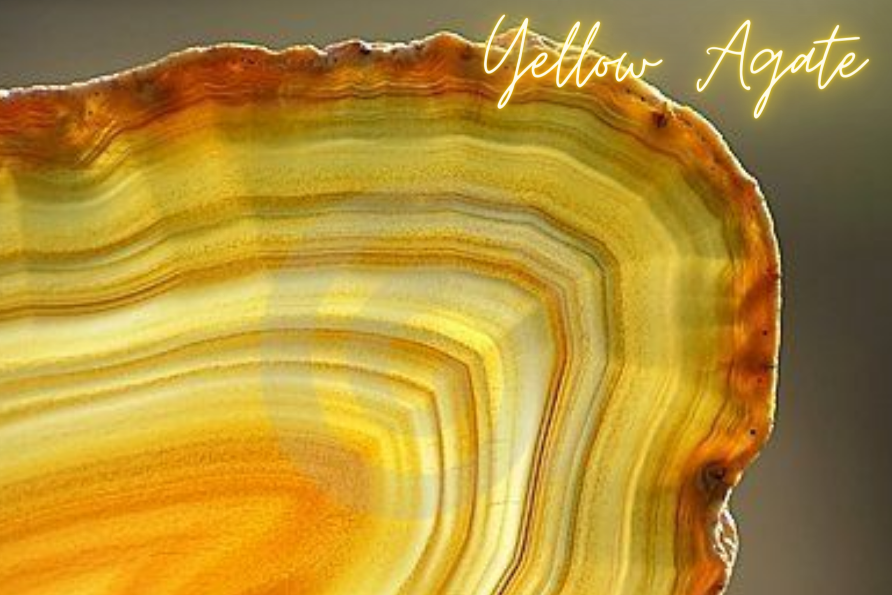 Types of yellow agate discount