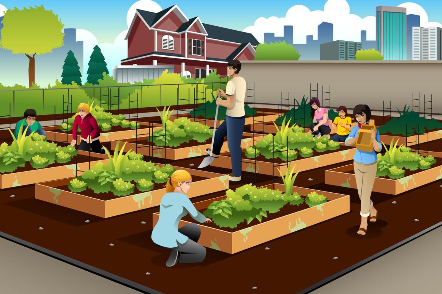 A farming neighborhood