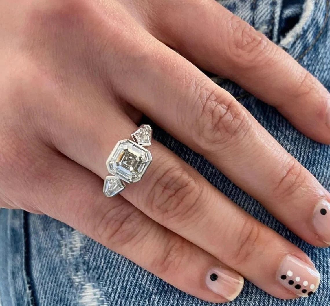 Graceful Elegance Marquise Cut Engagement Rings