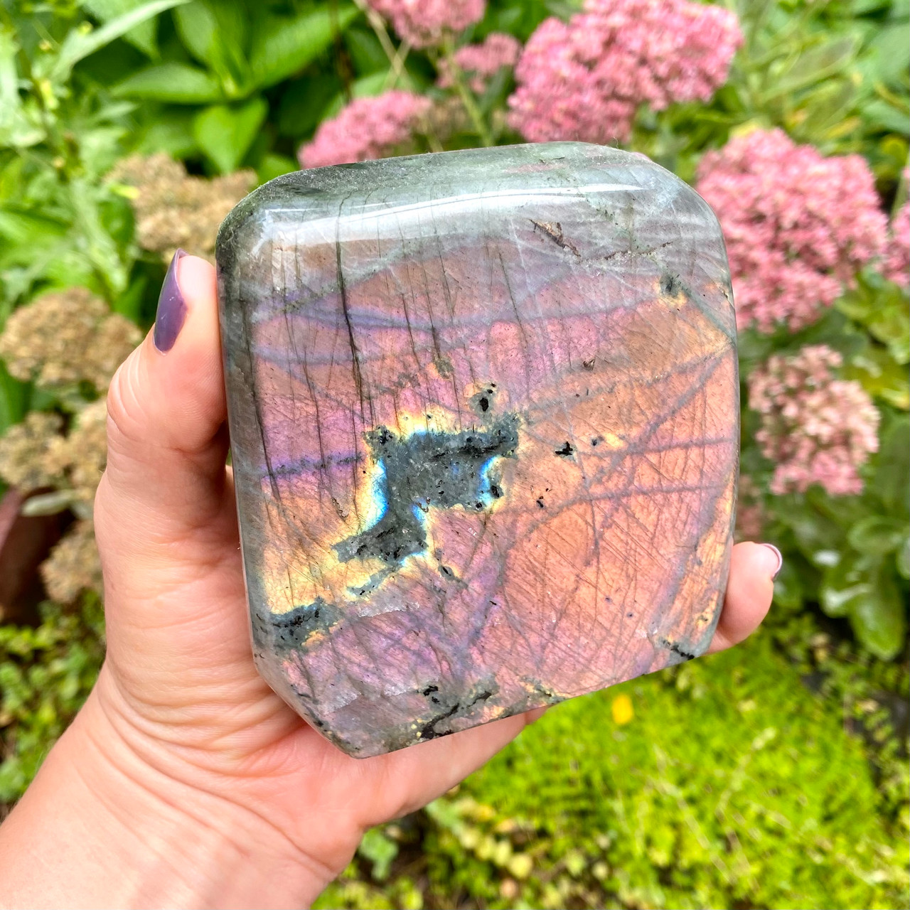 Pink Labradorite - Meaning, Uses & Healing Properties