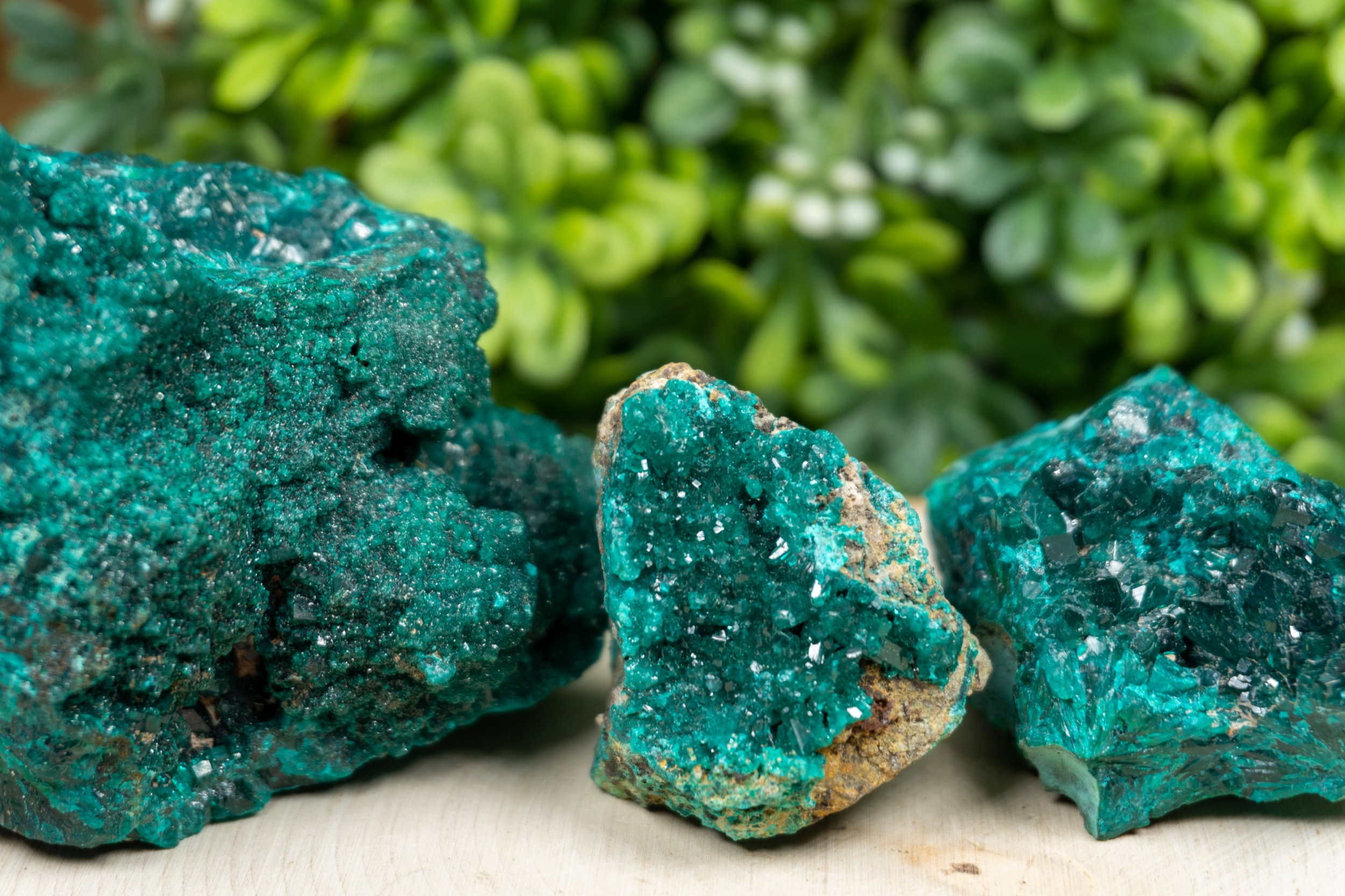 Dioptase Crystal - A Bluish-Green Copper Cyclosilicate Mineral